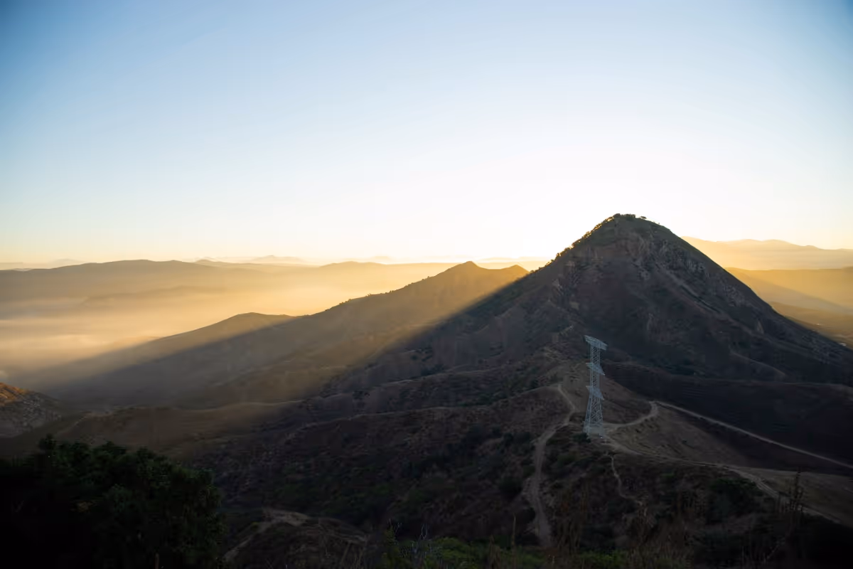 Vista del Cerro El Piloncillo desde la cordillera